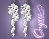 O|White Pearl Earrings