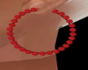 50s Red Bead Earrings