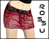 Red Short Skirt w/belt