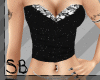 [SB] BlkSparkleTubeTop