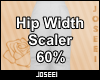 Hip Width Scaler 60%