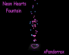 Neon Hearts Fountain