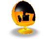[L]egg chair orange