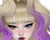 Deidre purp + pink tips