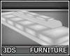 3DS Modern White Sofa