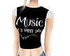 Music a Happy Place Tee
