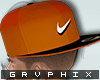 Orange Sports Hat
