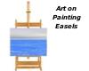 Art on Painting Easels