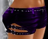 Purple Belted Shorts