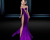 Purple Cut Away Gown