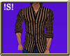 !S! Blk&Tan Striped Shrt
