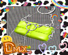 X. Y2K Green Chain Bag