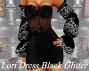 Lori Dress Black Glitter