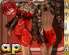 !0ap Wnasa Sexy Lace RED