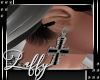 |L|Goth Cross Earrings