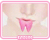♥pink forked tongue