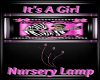 It's A Girl Nursery Lamp