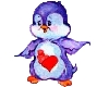 Cute Purple Pinguin