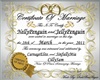 Custom Wedding License
