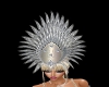 SILVER SHOWGIRL HEADRESS