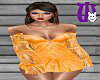 Shimmer Dress peach