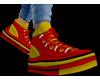 Red + Yellow Sneakers