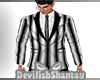 Stripped Suit Jacket