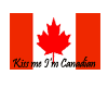 Canadian Kiss Me Flag