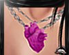 Ani Heart Necklace Pink