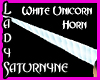 White Unicorn Horn