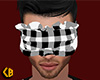 BW Plaid Sleep Mask (M)