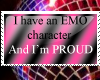 I am an EMO charakter