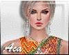 A| Batik | Orange Saree