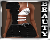 BLACK WHITE DENIM MINI