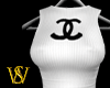 white double c dress