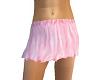 Pink Gathered Mini Skirt