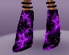 *Purple Star Neon Boots