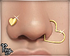   Dual Hearts Nose Rings