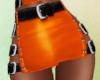 Orange Belted Skirt