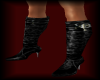 [LM]leopard leather-BOOT