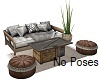 Rustic Sofa No Poses