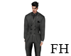 Black Reg Fit Suit