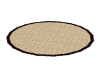 Beige Round Rug