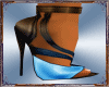 Bronze-Blue Shoes