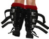 Goth Emo Boots Red