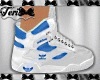 White Blue Didas Shoes