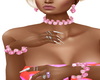 Pink Neck/Ear/Brace Set