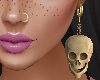 skull earrings