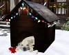 Xmas Pet Dog + House