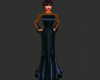 Black Velvet Formal Gown